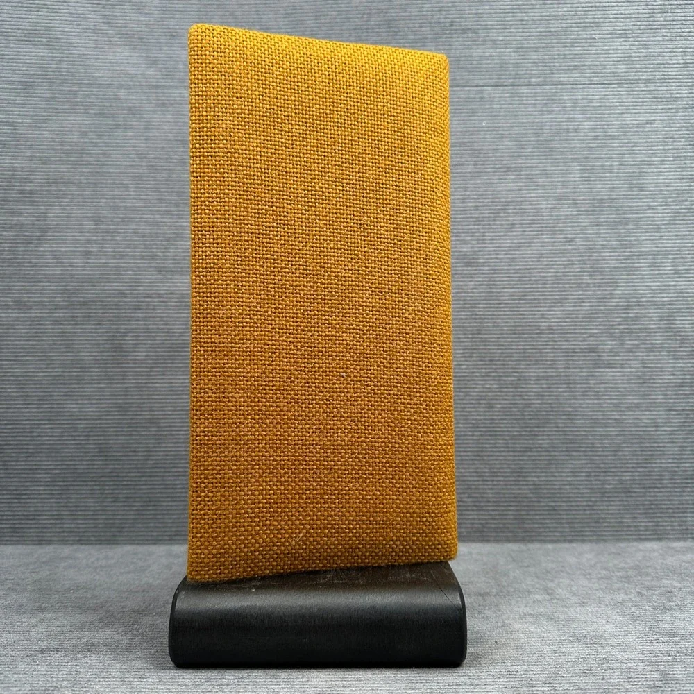 Phaidon Vintage Mustard‎ Yellow Canvas 3-Ring Binder Organizer Slim 8x3.5